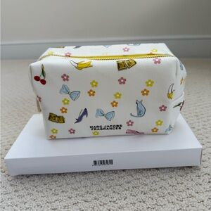 Marc Jacobs White Bag with Colorful Icons